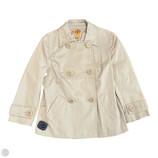Coat Designer By Tory Burch In Tan, Size: S