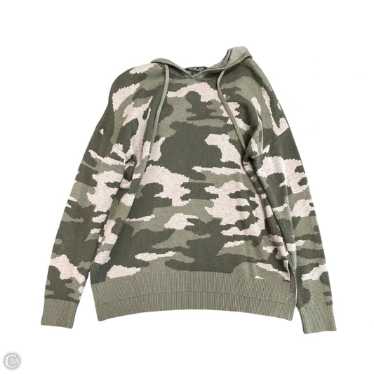 Sweatshirt Hoodie By Rachel Zoe In Camouflage Print, Size: S