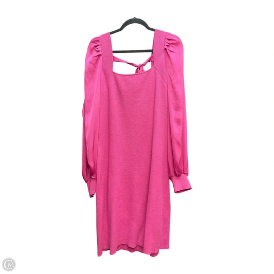 Dress Casual Short By Cato In Pink, Size: 2x