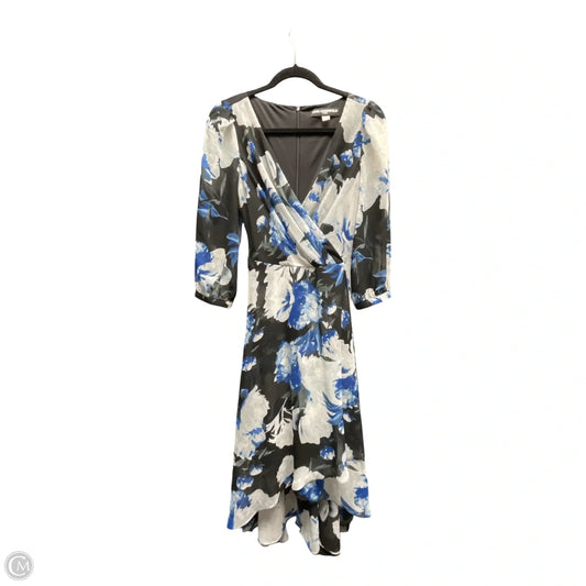 Dress Designer By Karl Lagerfeld In Black & Blue, Size: 2