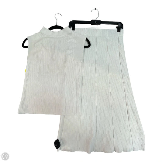 Skirt Set 2pc By Cyrus In Beige, Size: Xs