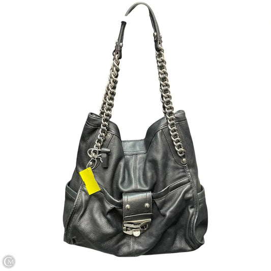 Handbag Leather By B. Makowsky, Size: Large
