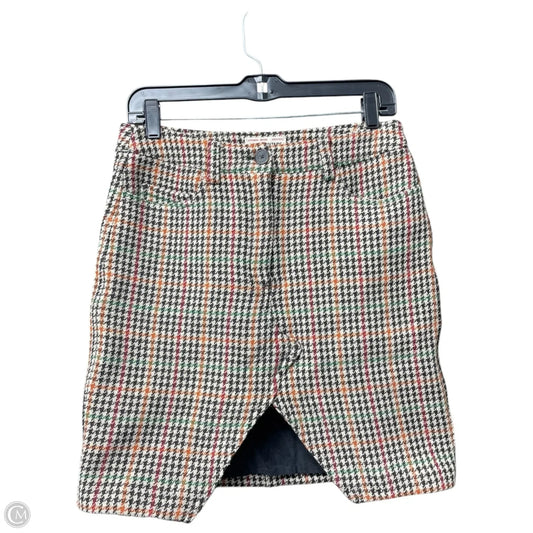 Skirt Mini & Short By Zadig And Voltaire In Plaid Pattern, Size: 2