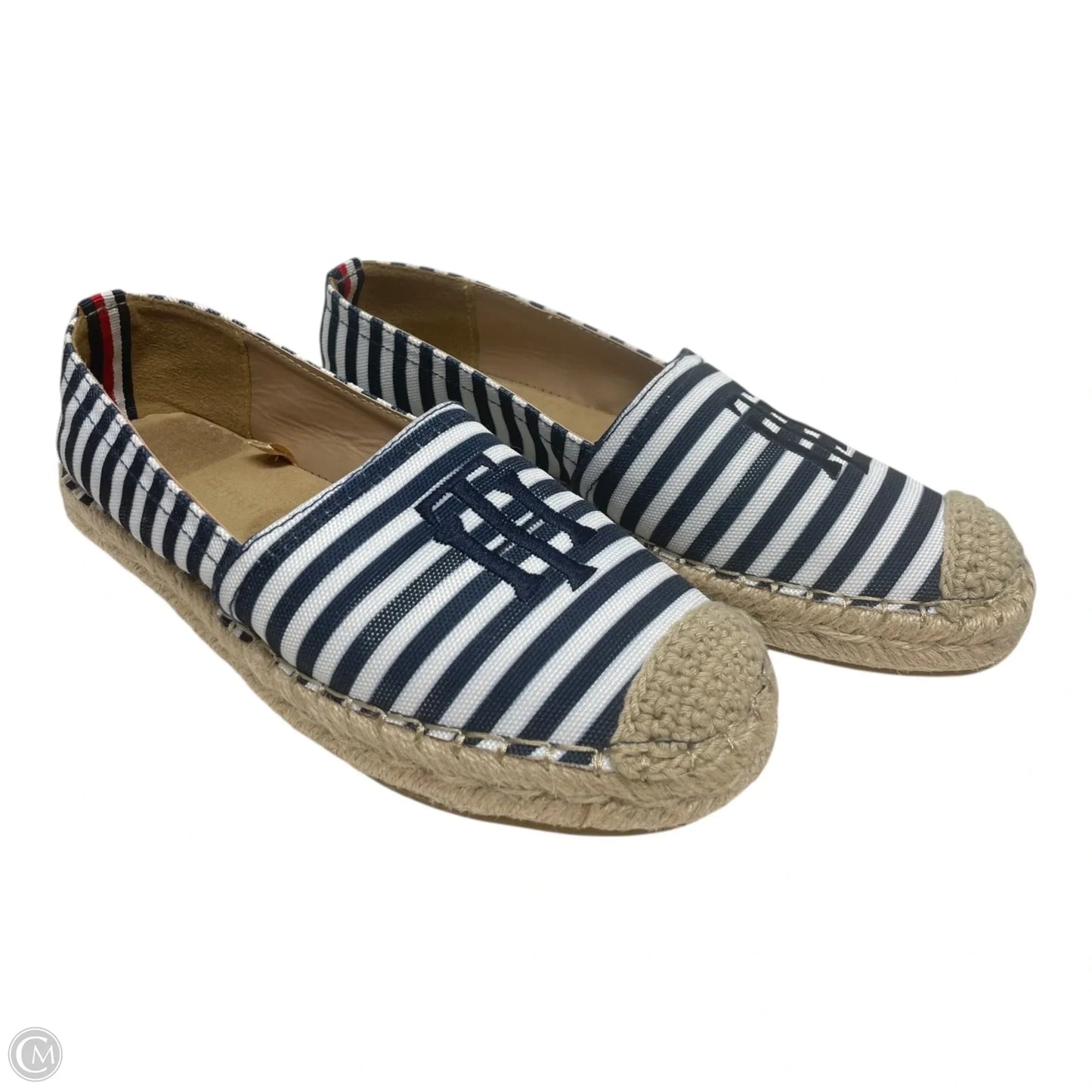 Shoes Flats By Tommy Hilfiger In Striped Pattern, Size: 6.5