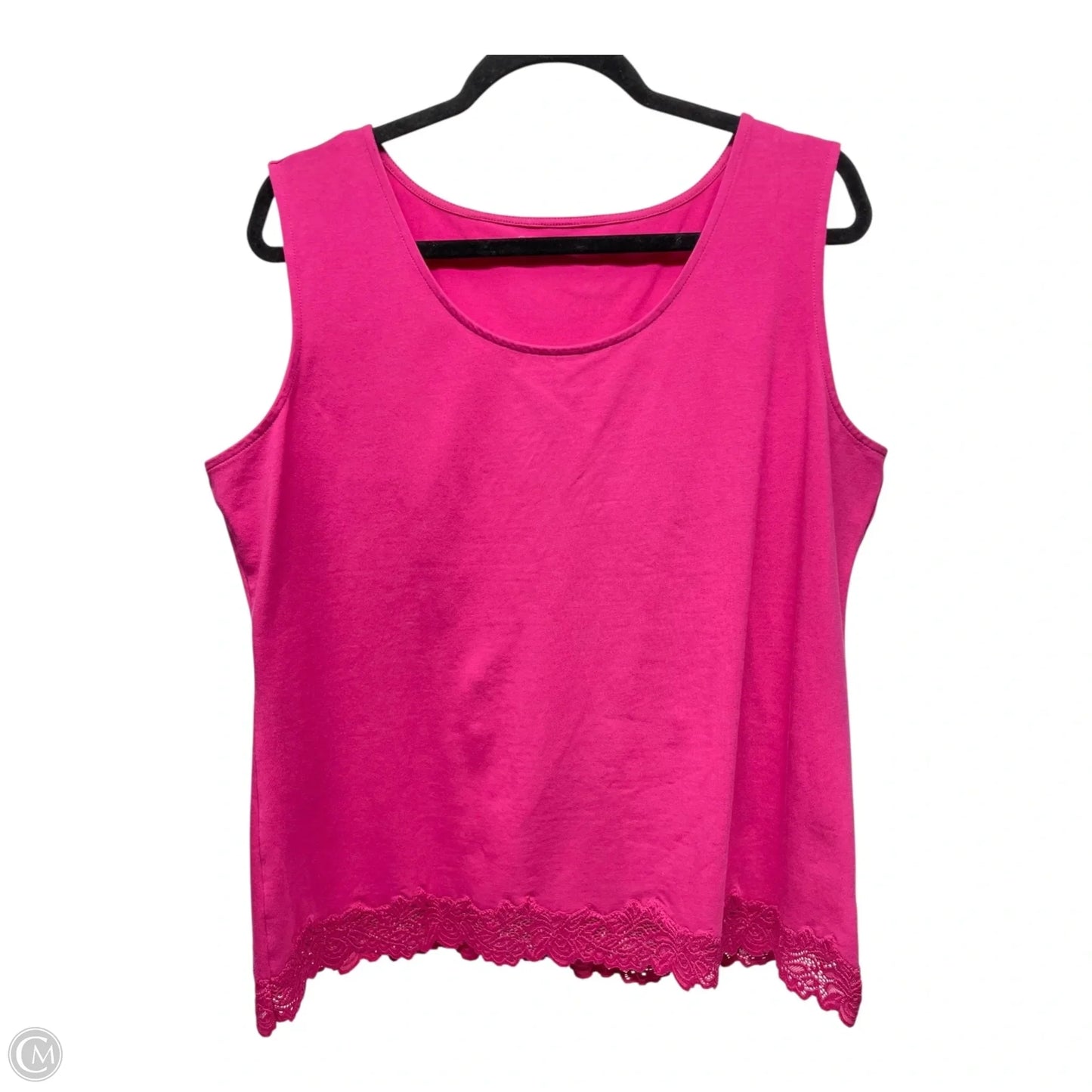 Tank Top By Coldwater Creek In Pink, Size: Xl