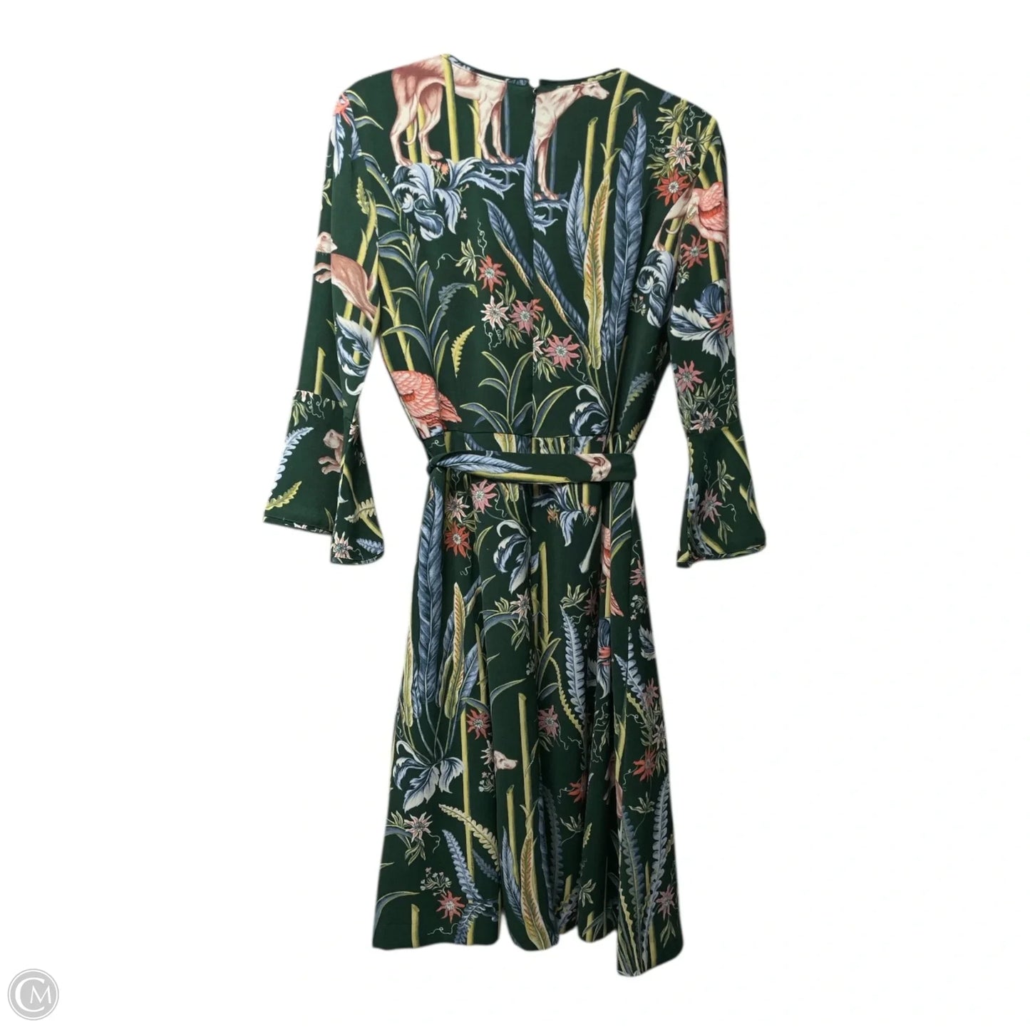 Dress Casual Midi By Ann Taylor In Floral Print, Size: 8