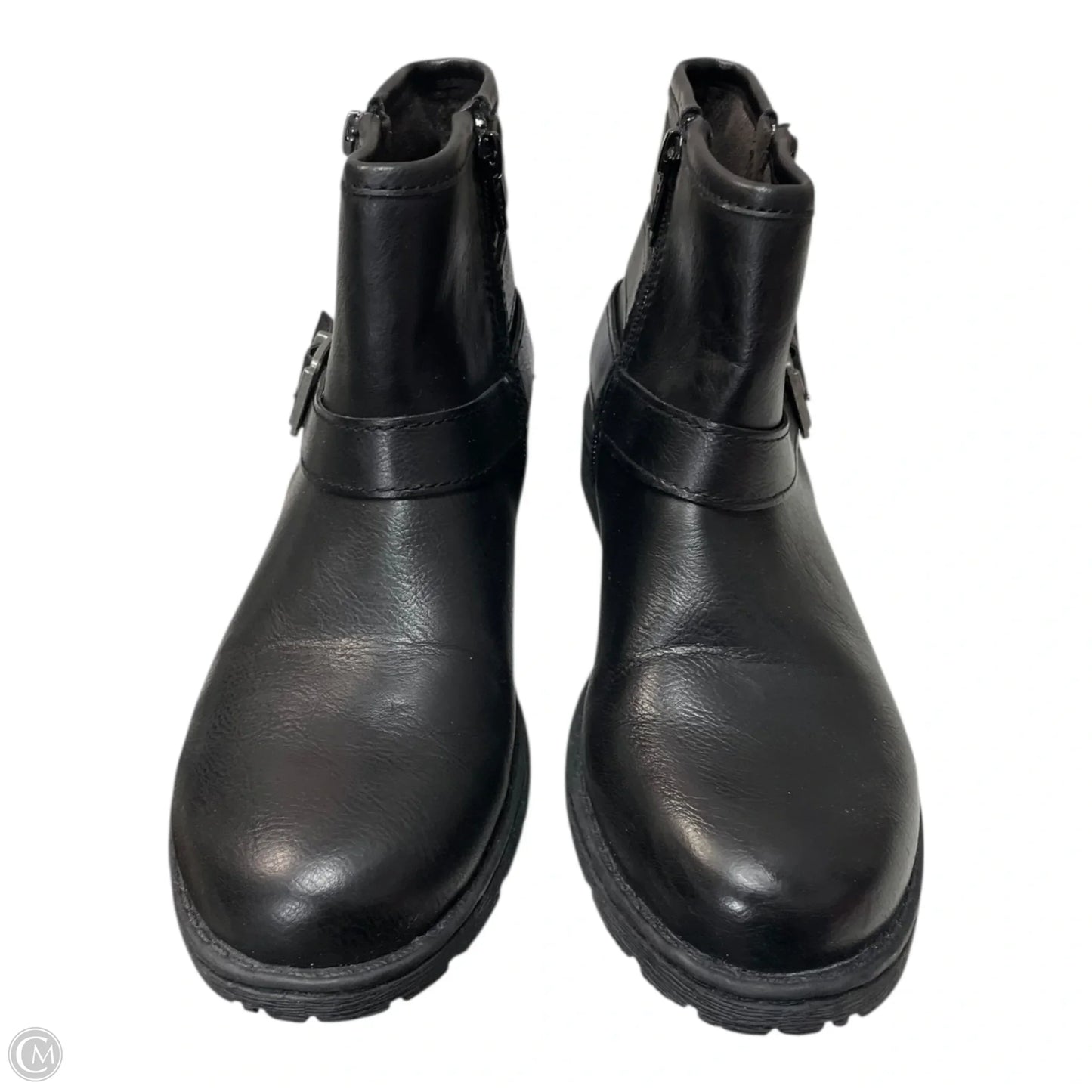 Boots Ankle Heels By Boc In Black, Size: 6.5