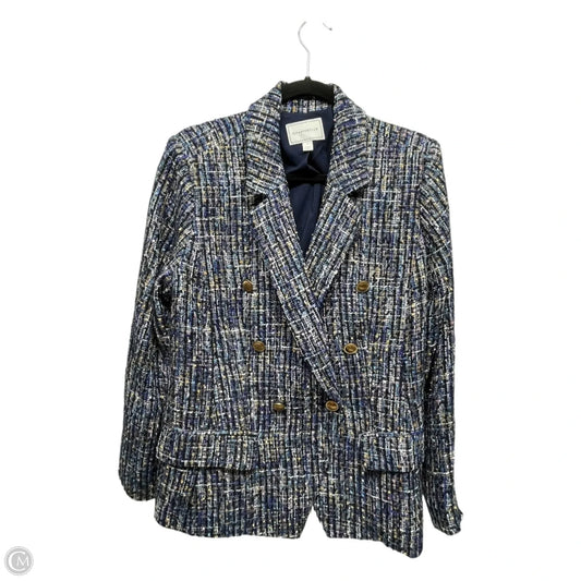 Blazer By Charter Club In Blue & White, Size: 12