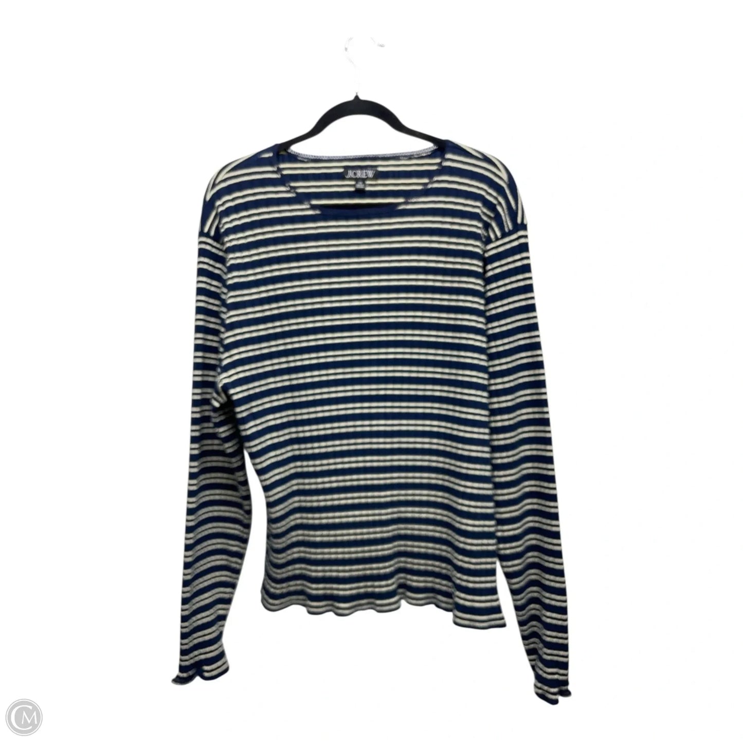 Top Long Sleeve By J. Crew In Blue, Size: 3x