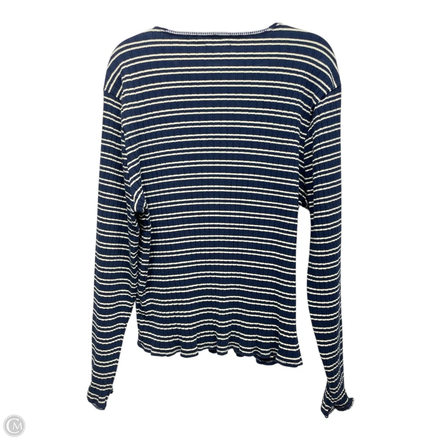 Top Long Sleeve By J. Crew In Blue, Size: 3x