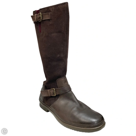 Boots Designer By Ugg In Brown, Size: 10
