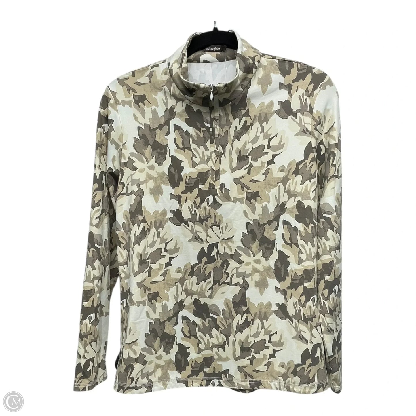 Athletic Jacket By J Mclaughlin In Tan, Size: L