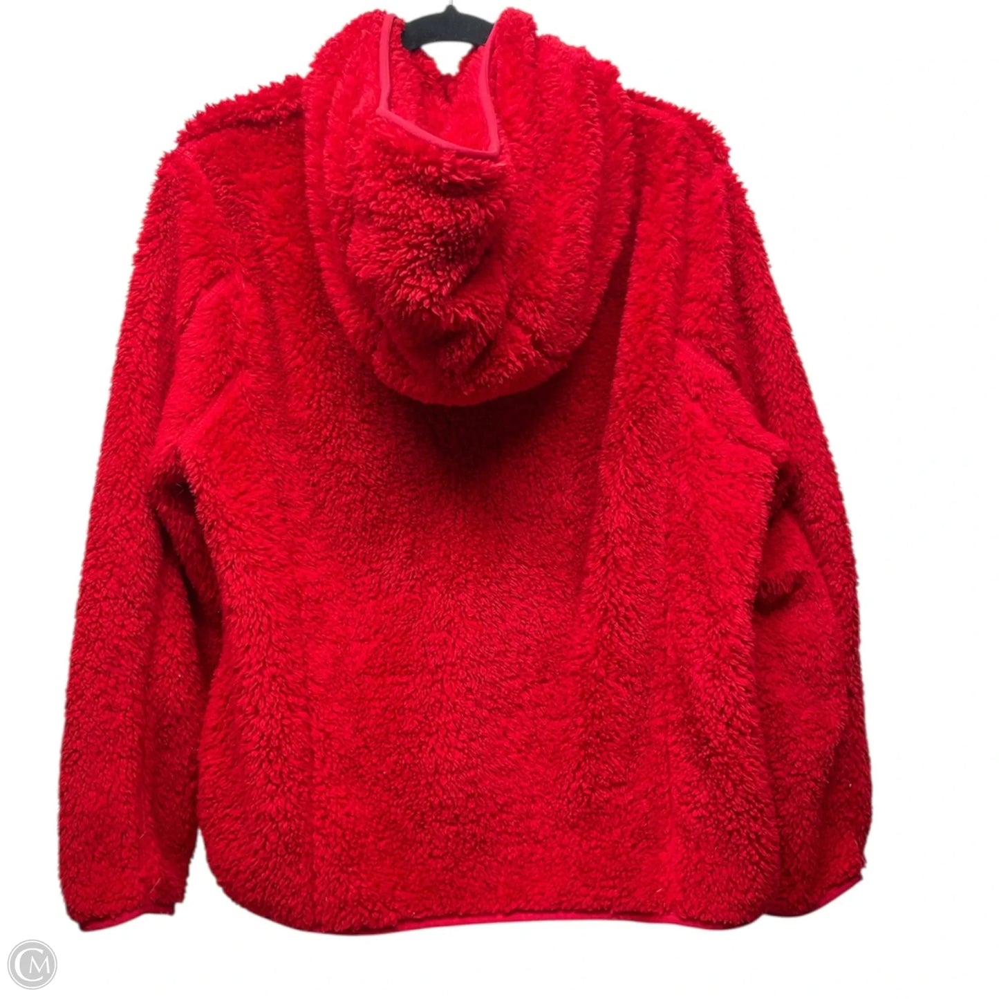 Jacket Faux Fur & Sherpa By Tommy Hilfiger In Red, Size: Xl