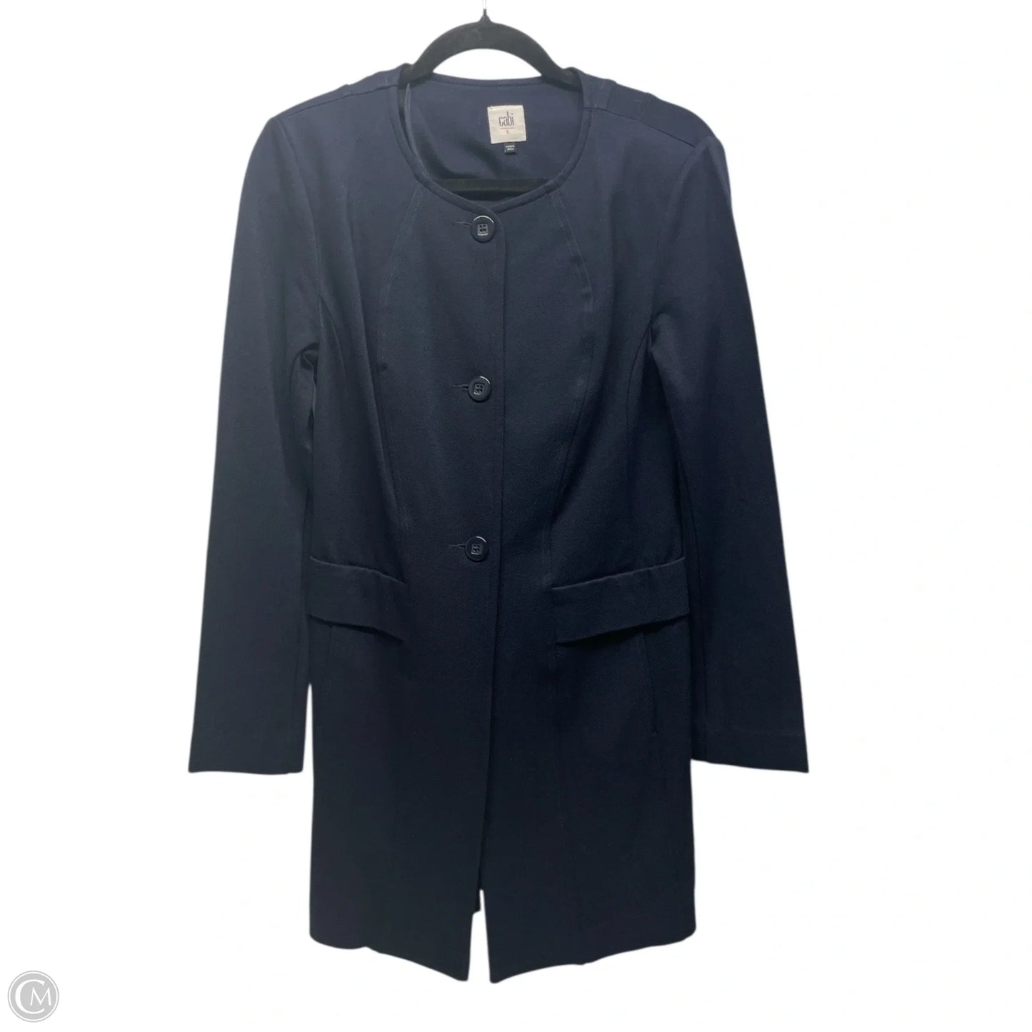 Coat Other By Cabi In Blue, Size: S