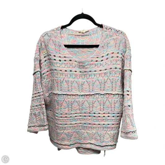 Sweater By Entro In Blue & Pink, Size: S