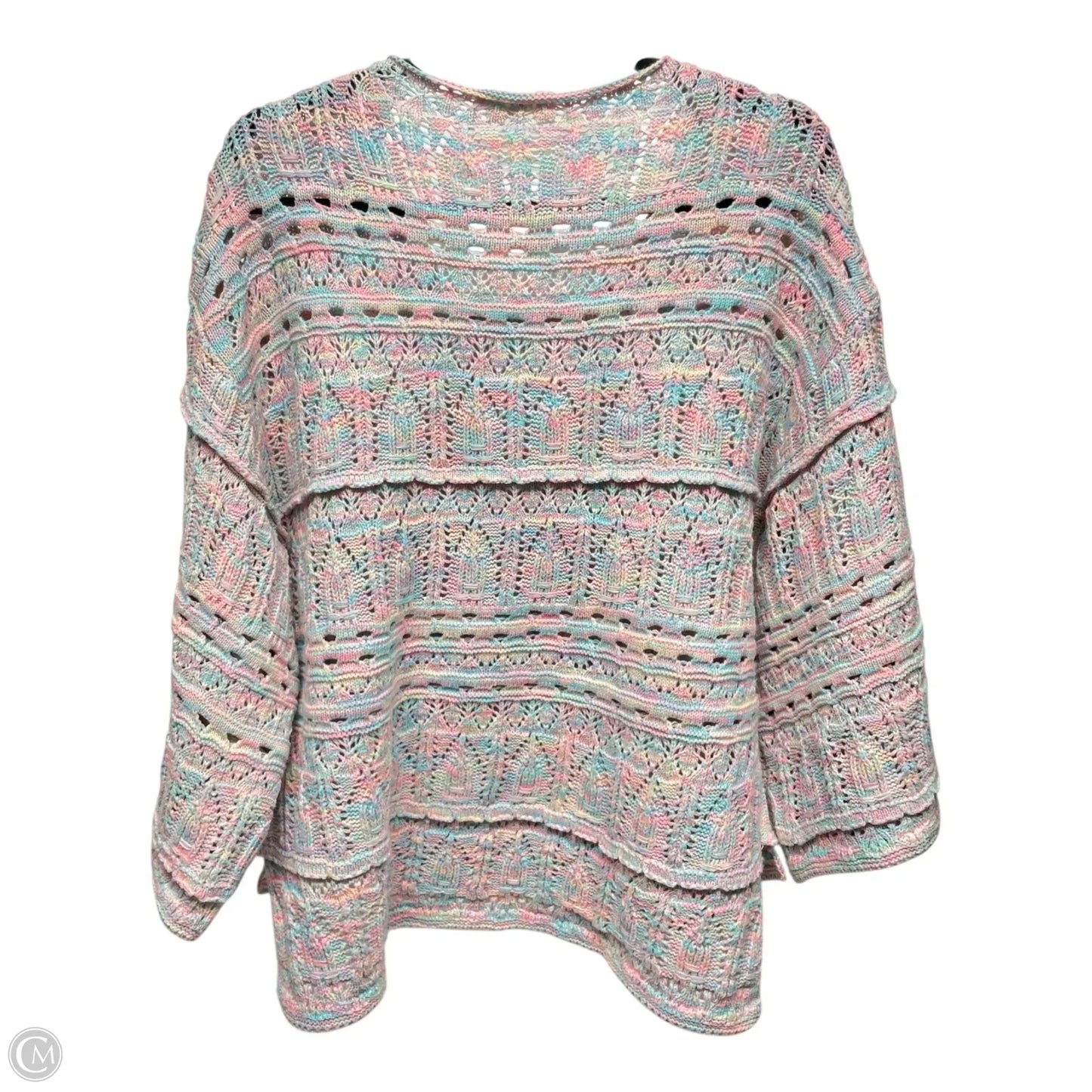 Sweater By Entro In Blue & Pink, Size: S
