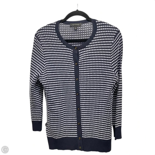 Blazer By J. Crew In Blue & White, Size: 16