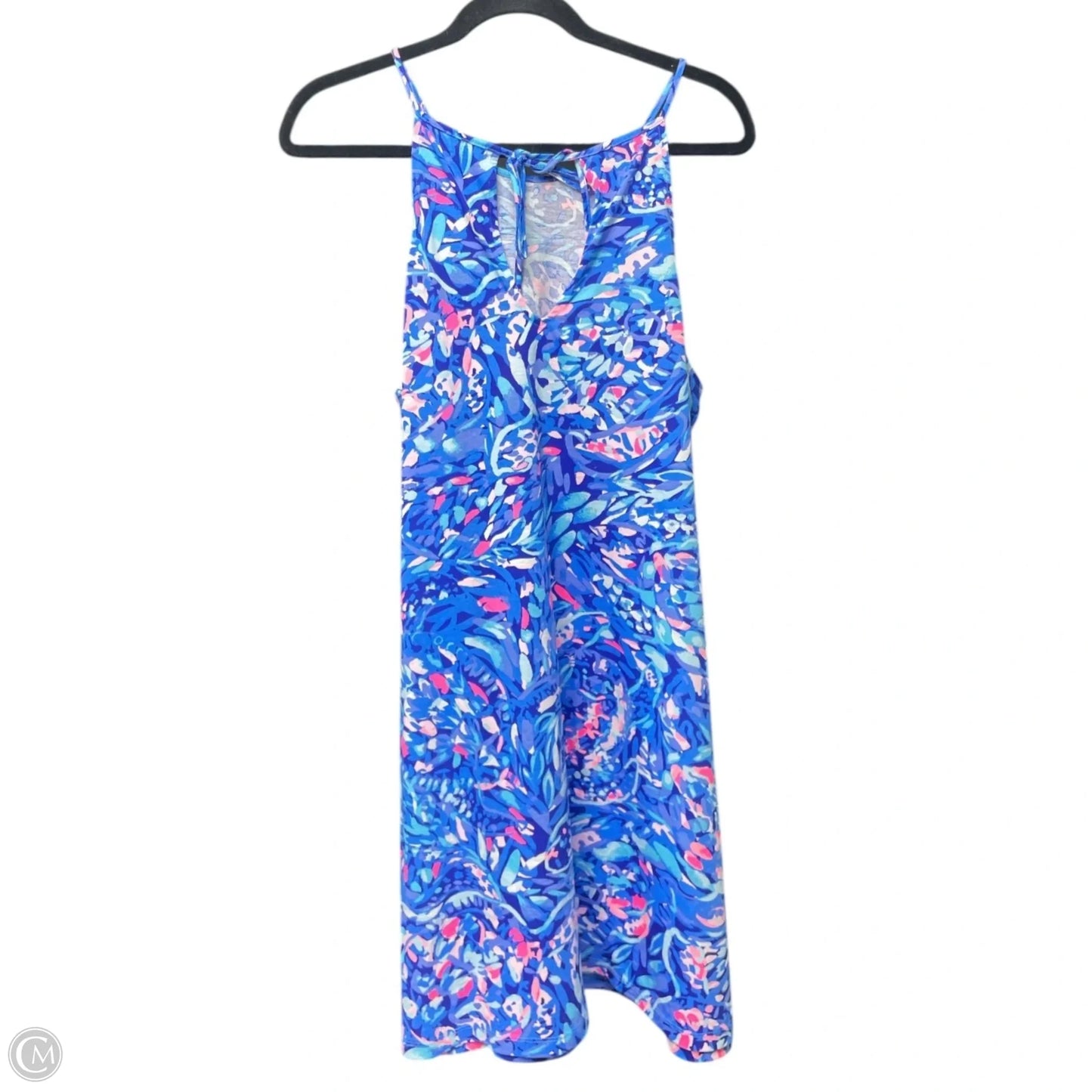 Dress Designer By Lilly Pulitzer In Blue & White, Size: L