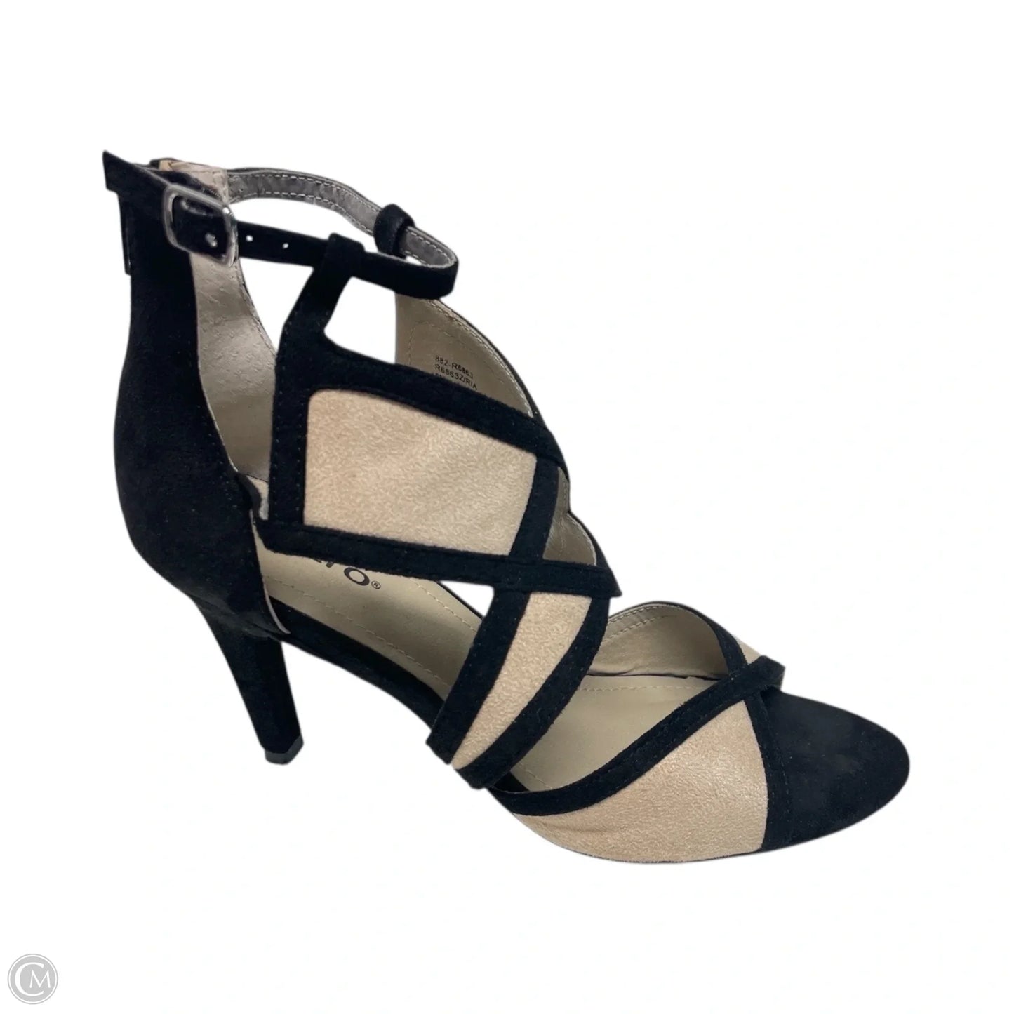 Shoes Heels Stiletto By Rialto In Black & Tan, Size: 8