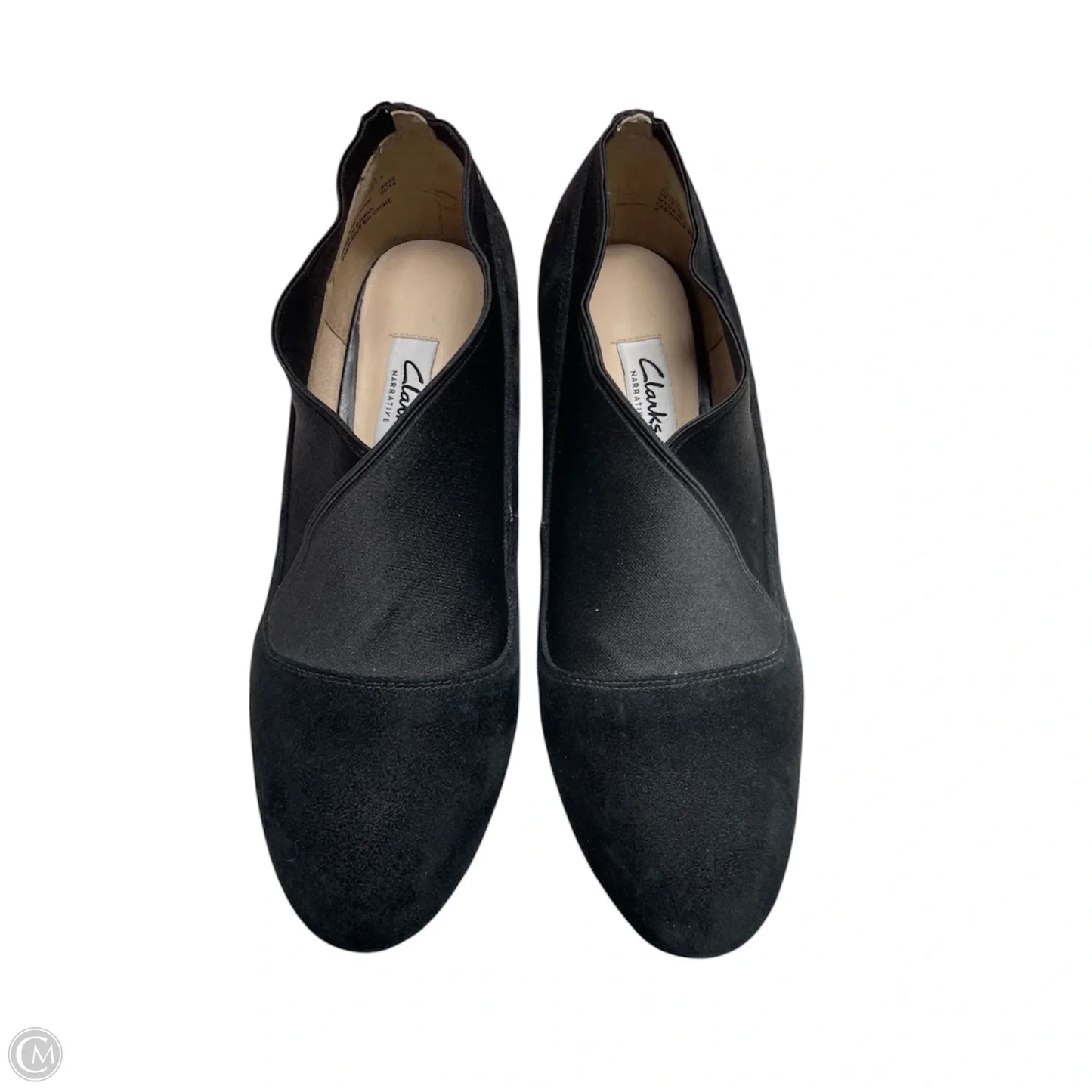 Shoes Heels Block By Clarks In Black, Size: 6