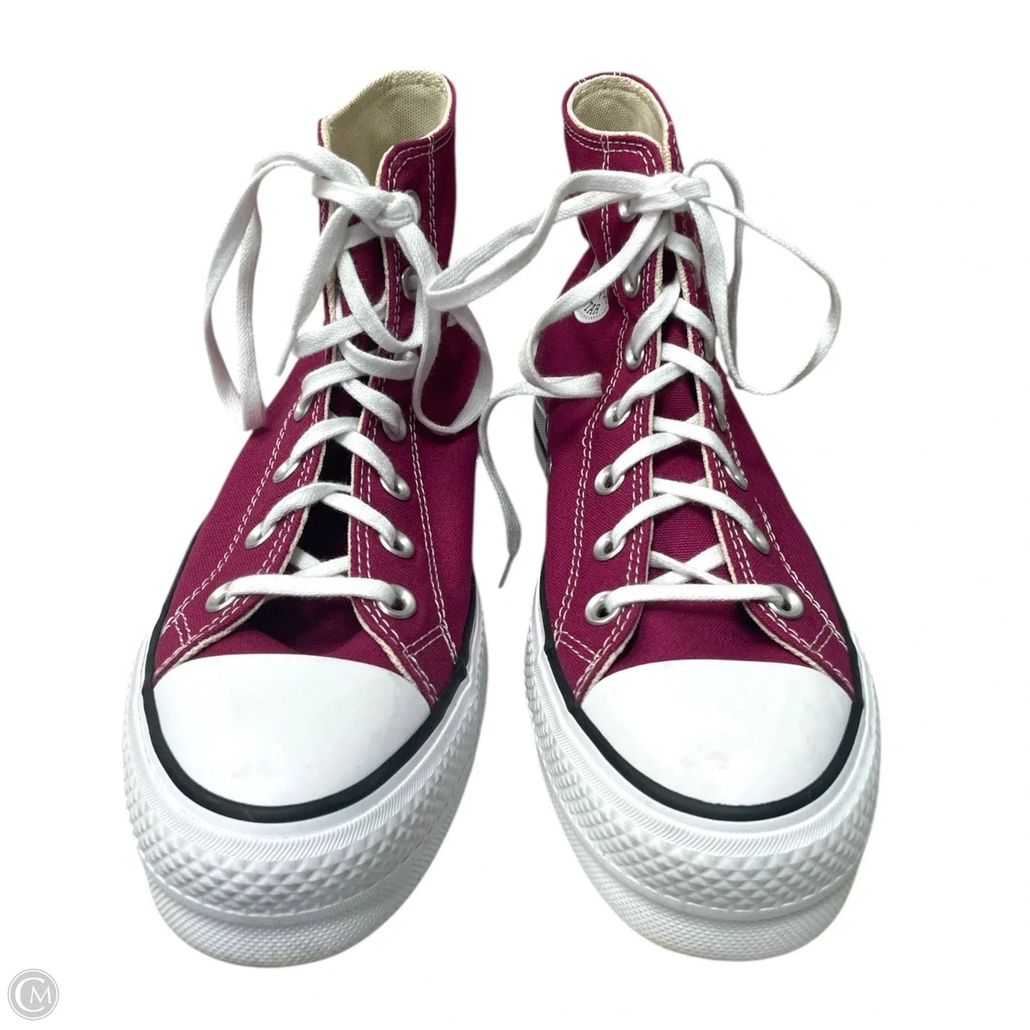 Shoes Sneakers By Converse In Red & White, Size: 8.5