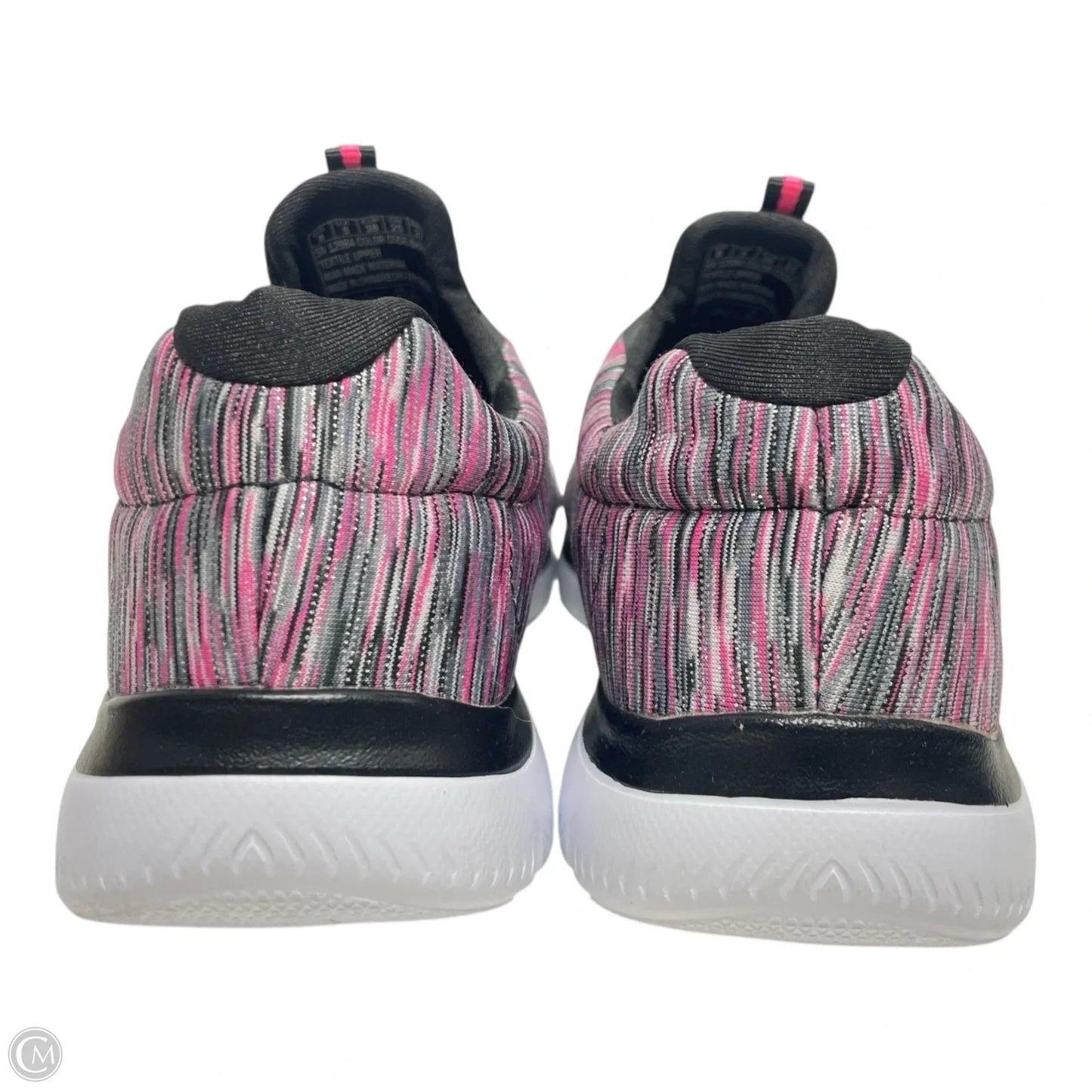Shoes Sneakers By Skechers In Black & Pink, Size: 8