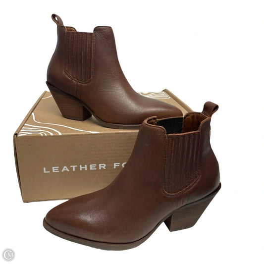 Boots Leather By Cmb In Tan, Size: 7