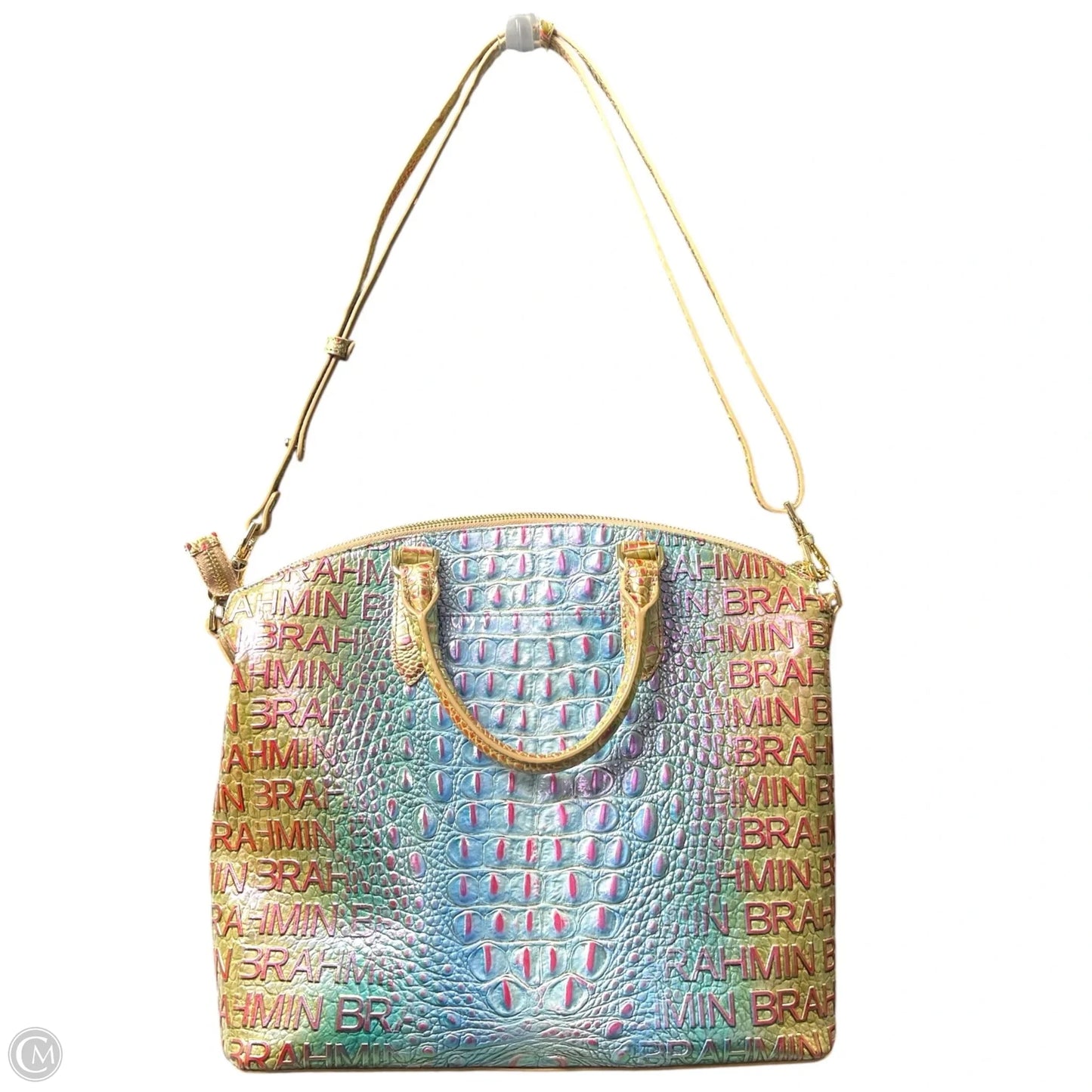 Handbag Designer By Brahmin, Size: Large