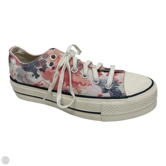 Shoes Sneakers By Converse In Pink & White, Size: 8