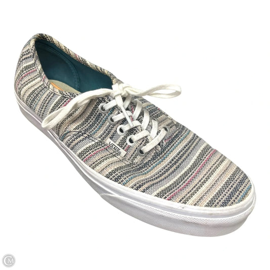 Shoes Sneakers By Vans In Black & White, Size: 7.5