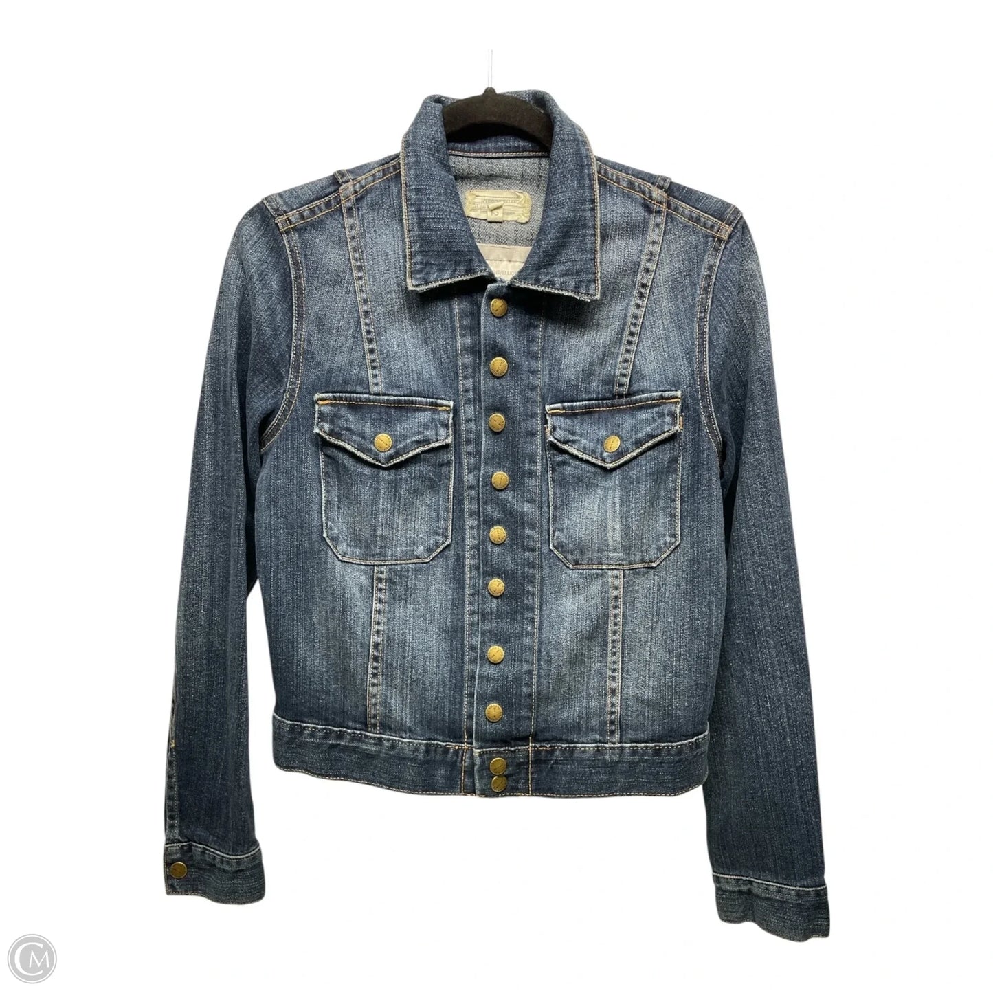 Jacket Denim By Current/elliott In Blue, Size: 2
