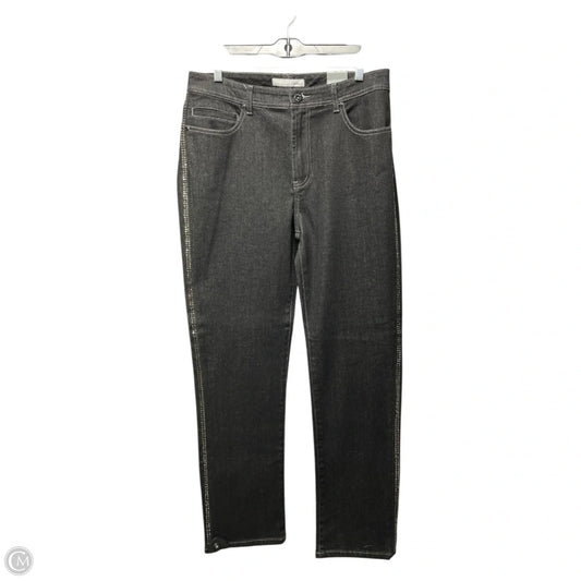 Jeans Straight By Chicos In Black, Size: M