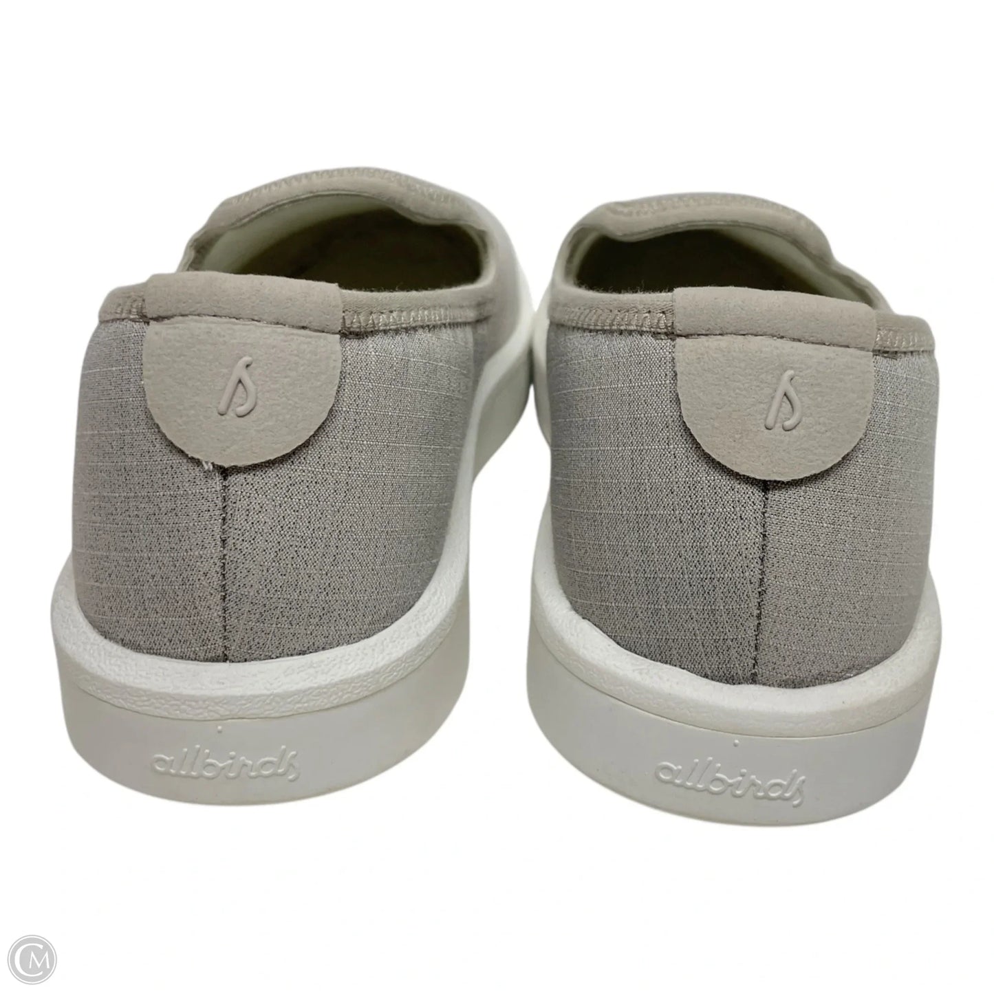 Shoes Sneakers By Allbirds In Grey & White, Size: 5