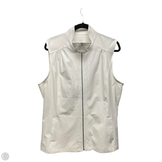 Athletic Jacket By Zenergy By Chicos In White, Size: Xl