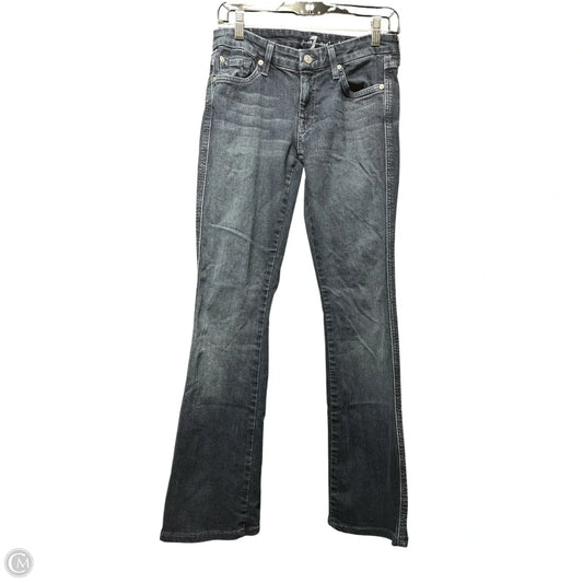 Jeans Boot Cut By 7 For All Mankind In Blue, Size: S