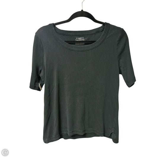 Top Short Sleeve Basic By Talbots In Black, Size: Lp