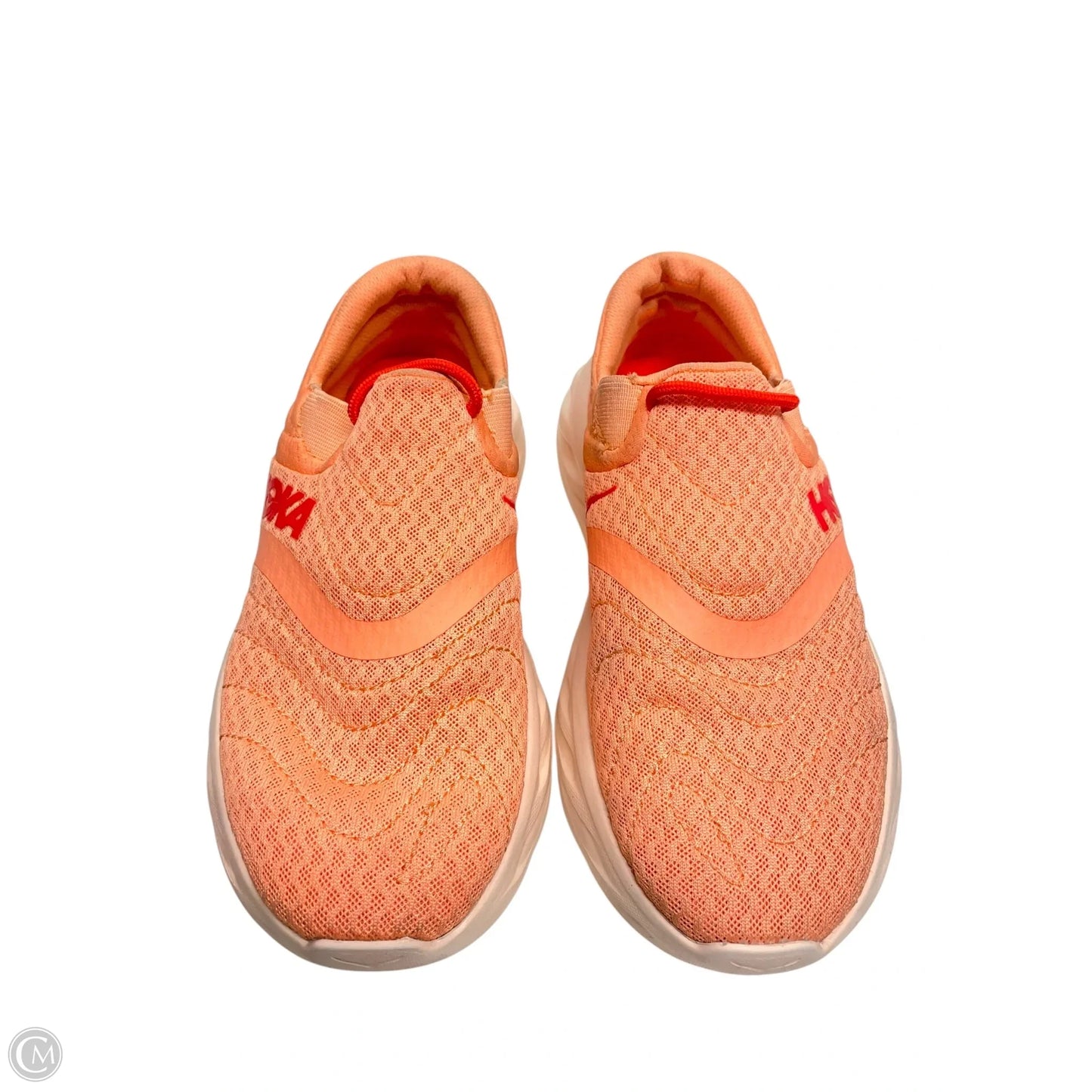 Shoes Athletic By Hoka In Orange & White, Size: 7