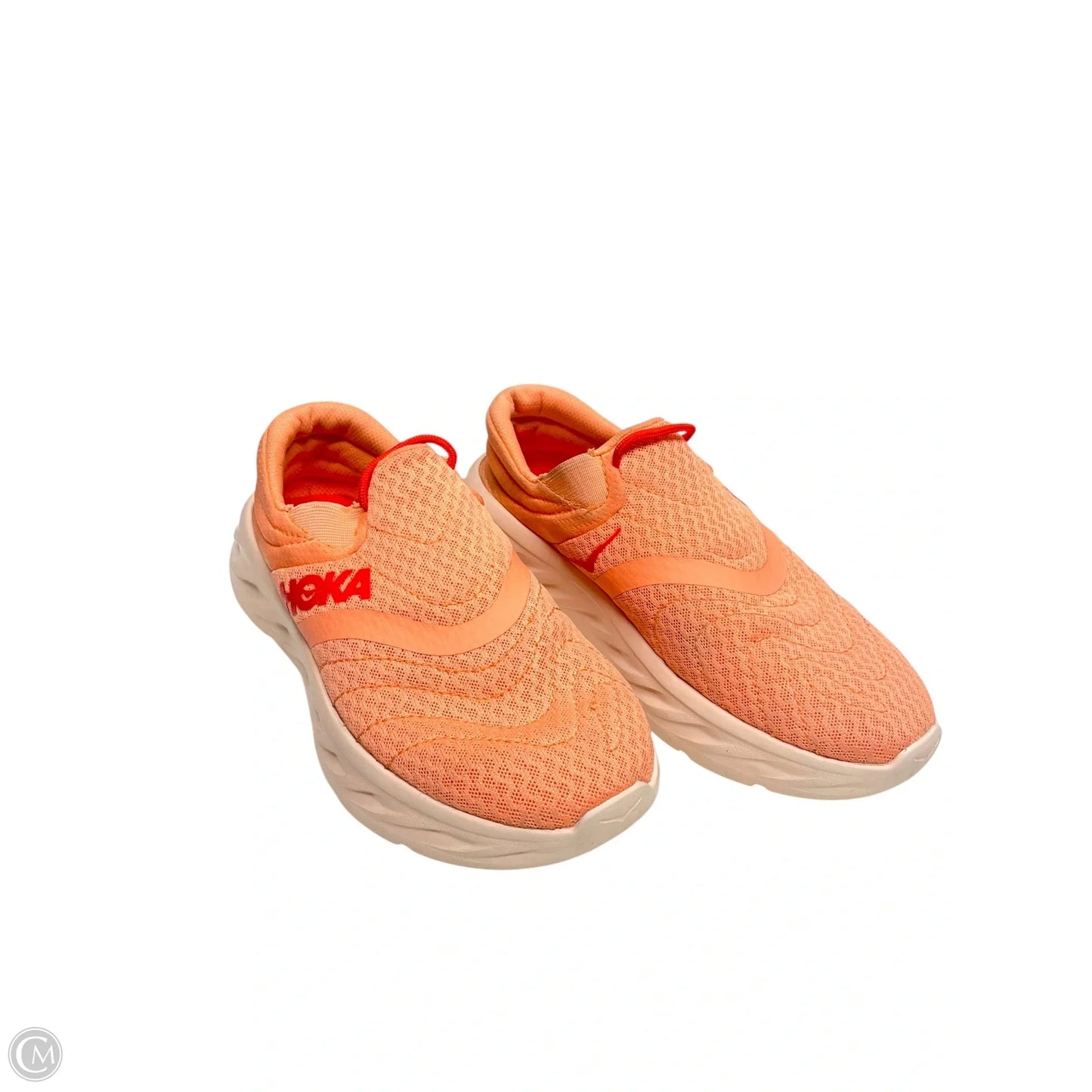 Shoes Athletic By Hoka In Orange & White, Size: 7