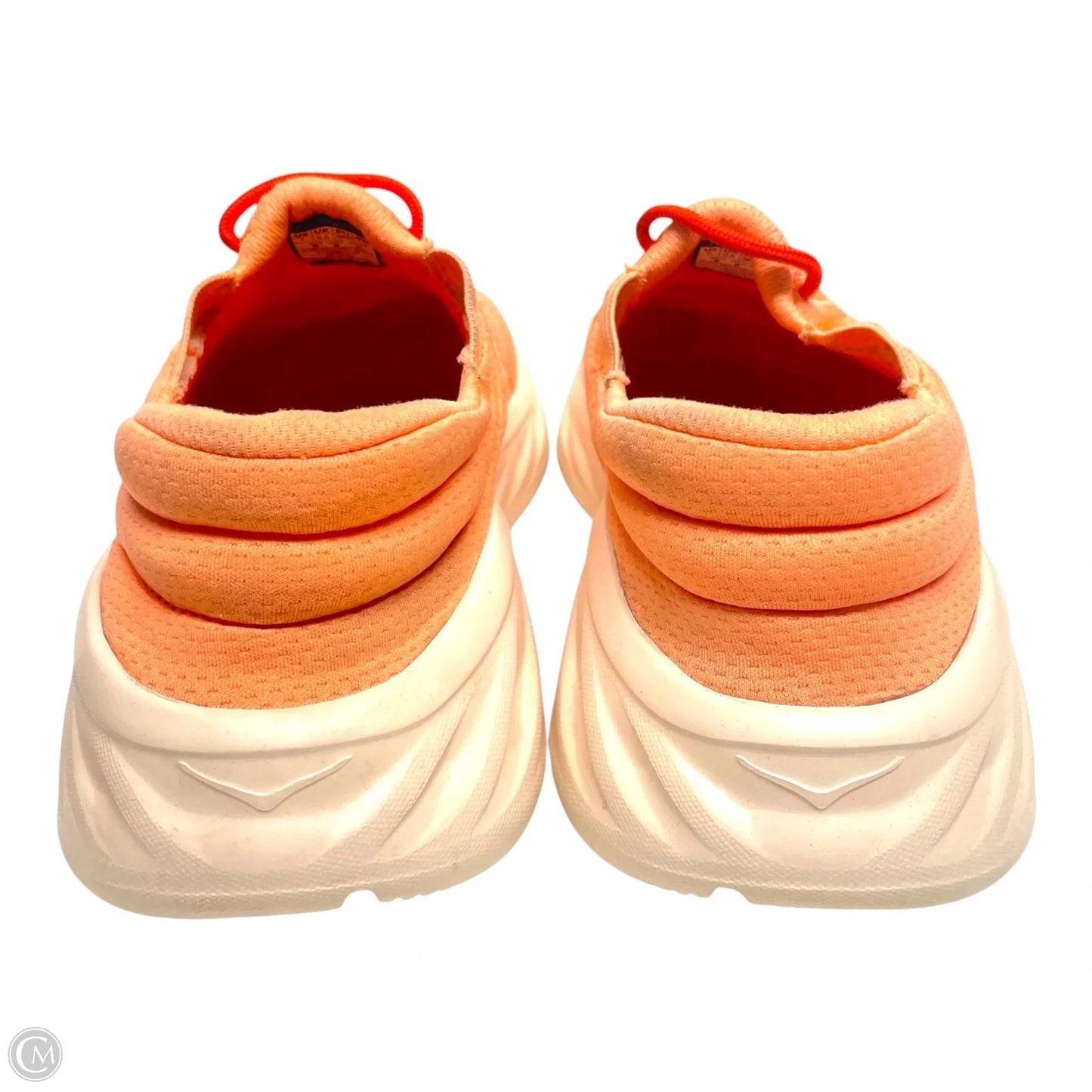 Shoes Athletic By Hoka In Orange & White, Size: 7