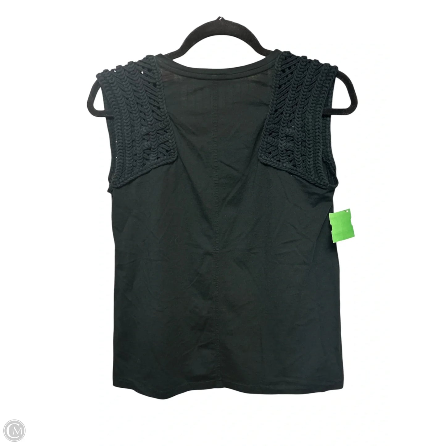 Top Sleeveless By Banana Republic In Black, Size: S