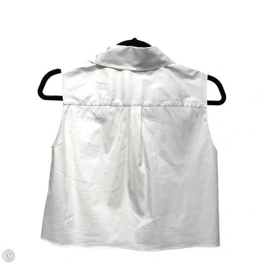 Top Sleeveless By Theory In White, Size: S
