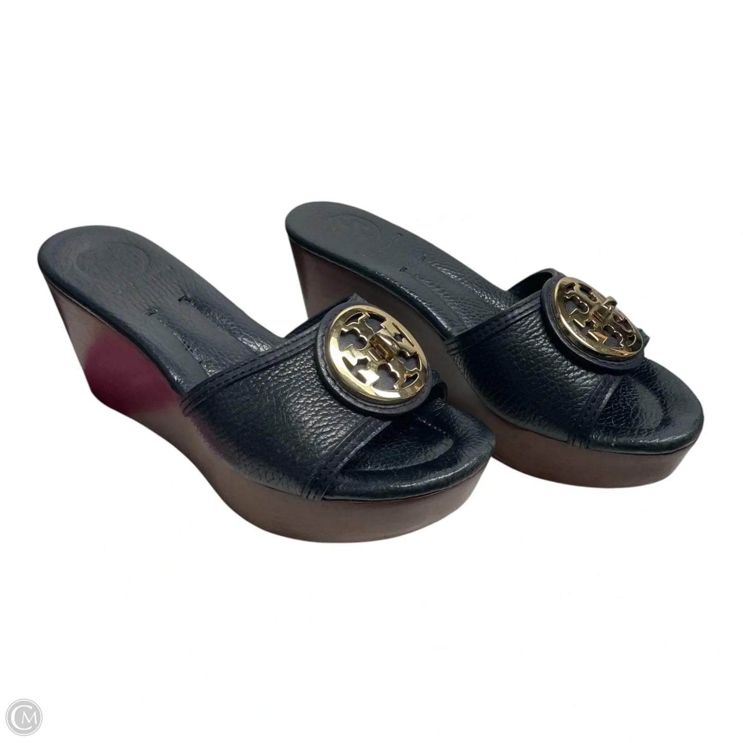 Sandals Designer By Tory Burch In Black, Size: 5