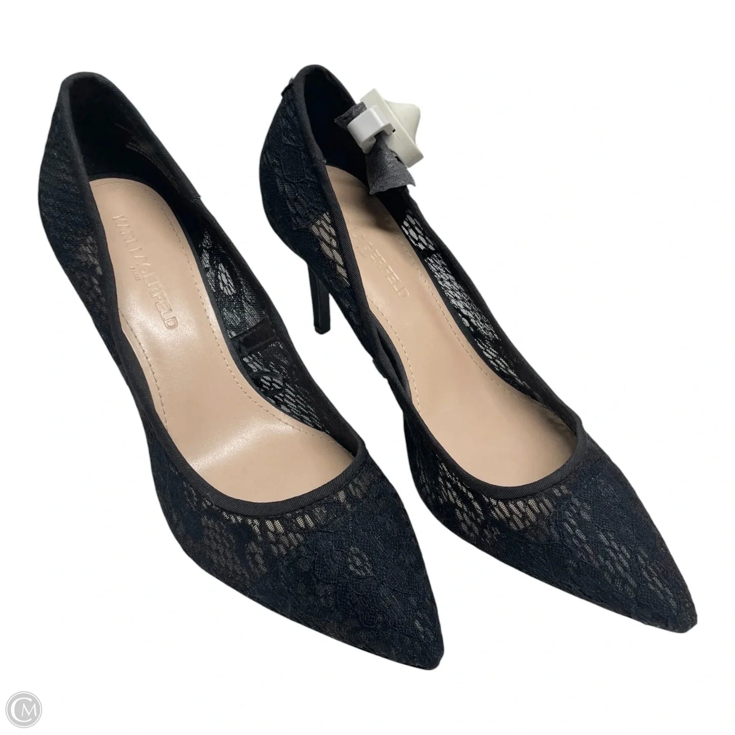 Shoes Designer By Karl Lagerfeld In Black, Size: 8.5
