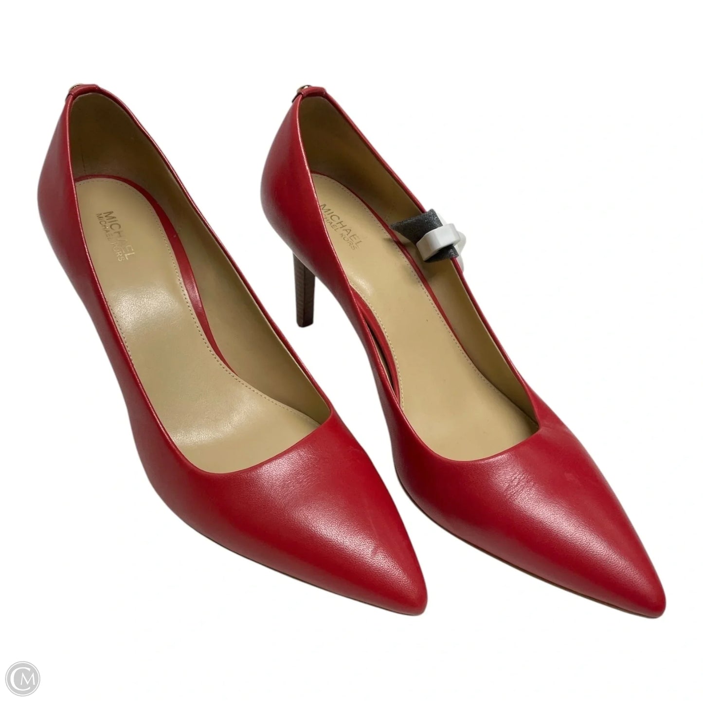 Shoes Heels Stiletto By Michael By Michael Kors In Red & Tan, Size: 10