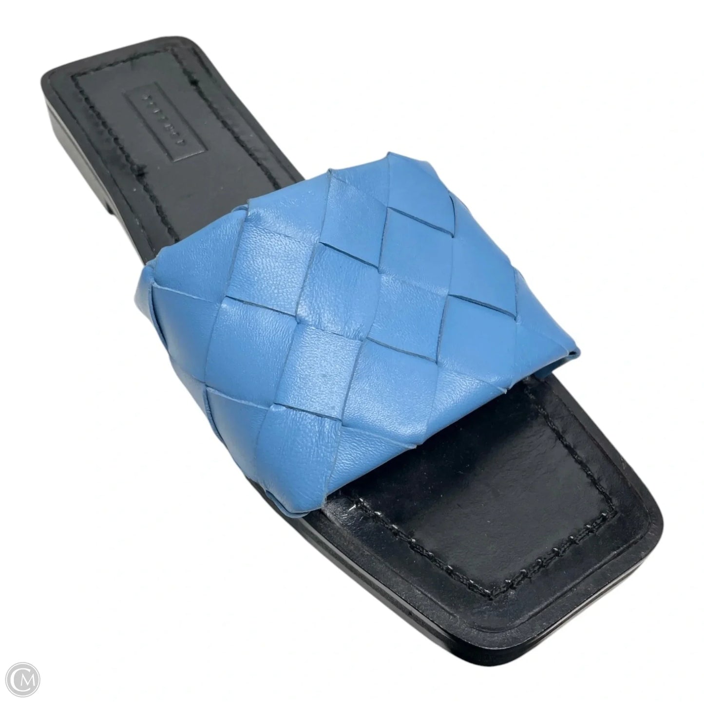 Sandals Flats By Top Shop In Black & Blue, Size: 7.5