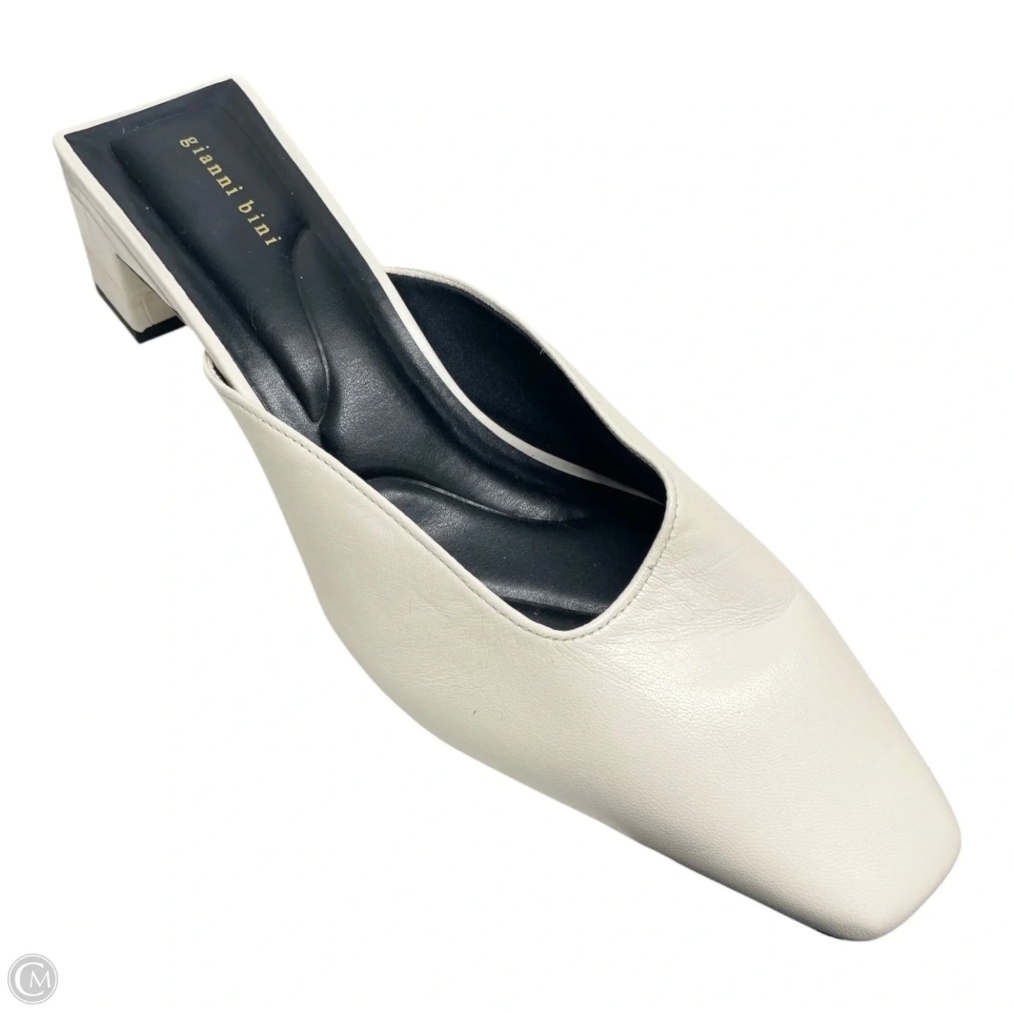 Shoes Heels Block By Gianni Bini In White, Size: 8.5