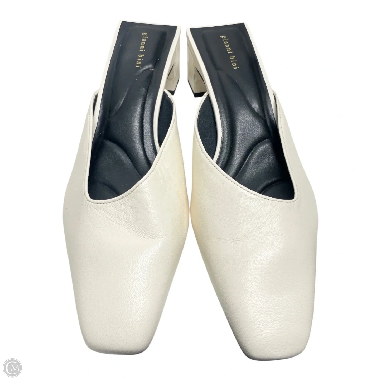 Shoes Heels Block By Gianni Bini In White, Size: 8.5