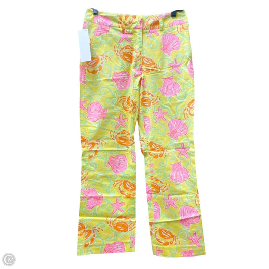 Pants Other By Lilly Pulitzer In Orange & Yellow, Size: 0