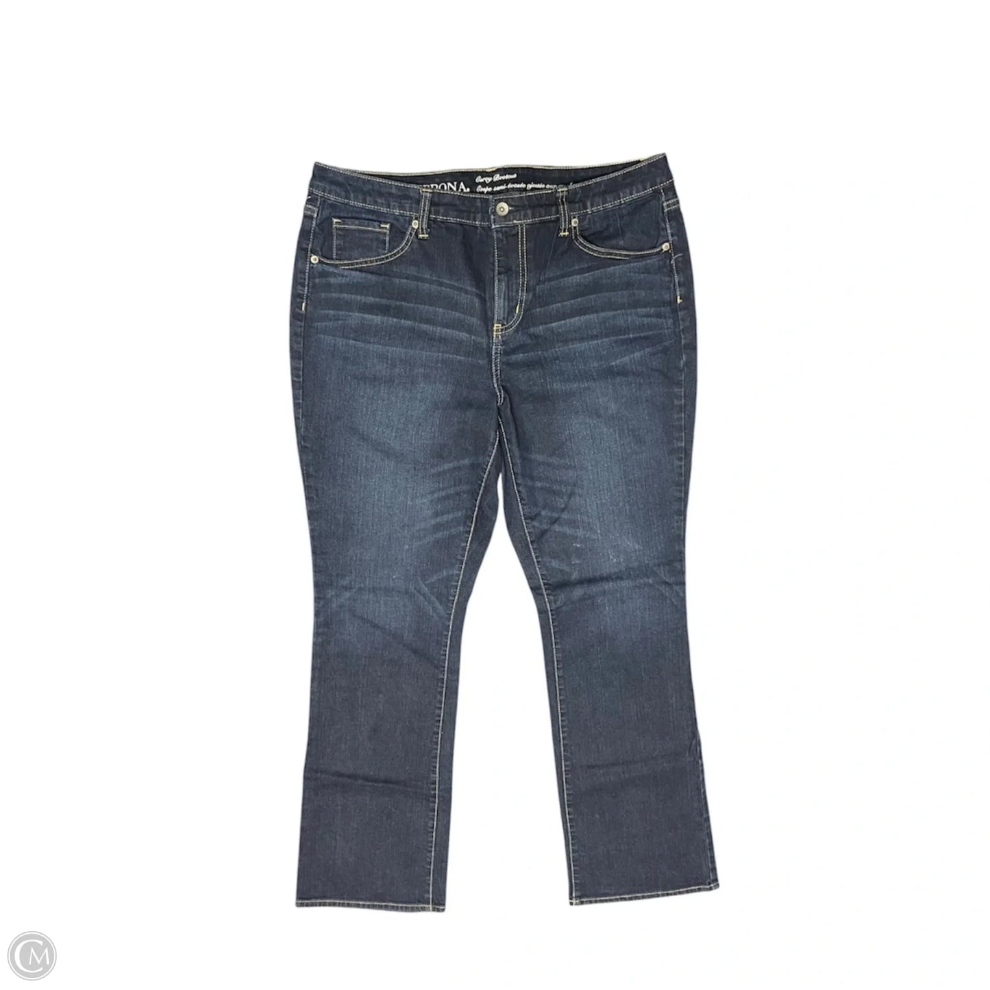 Jeans Boot Cut By Merona In Blue, Size: 14