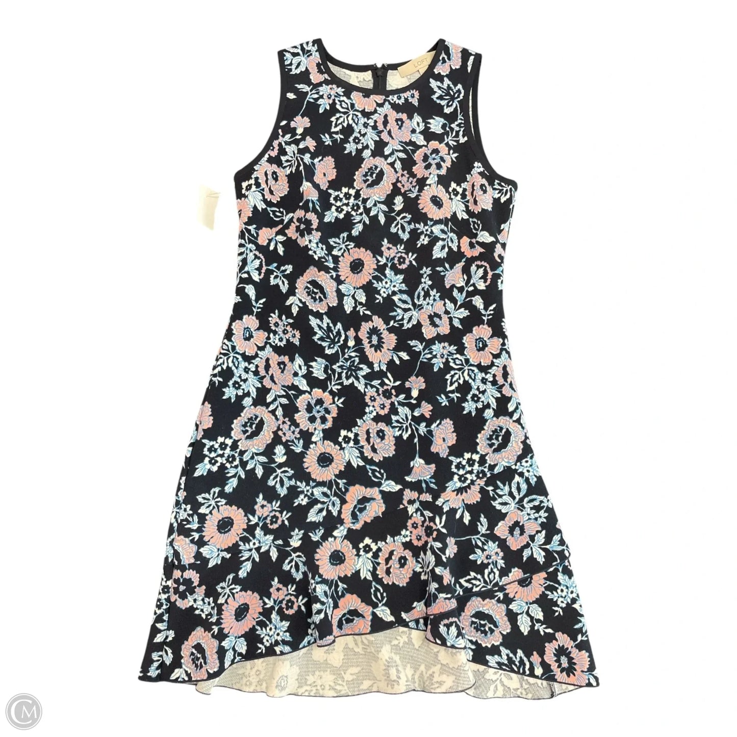 Dress Casual Short By Loft In Floral Print, Size: 4